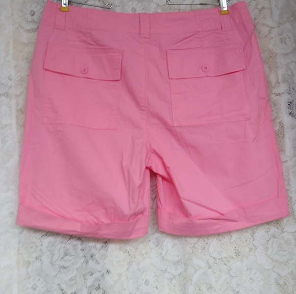 ON SALE Caribbean Joe Island Supply Pink Cuffed S… - Picture 2 of 3